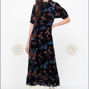 SEA New York floral velvet dress